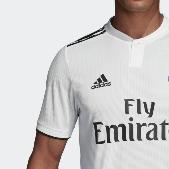 real madrid home authentic jersey